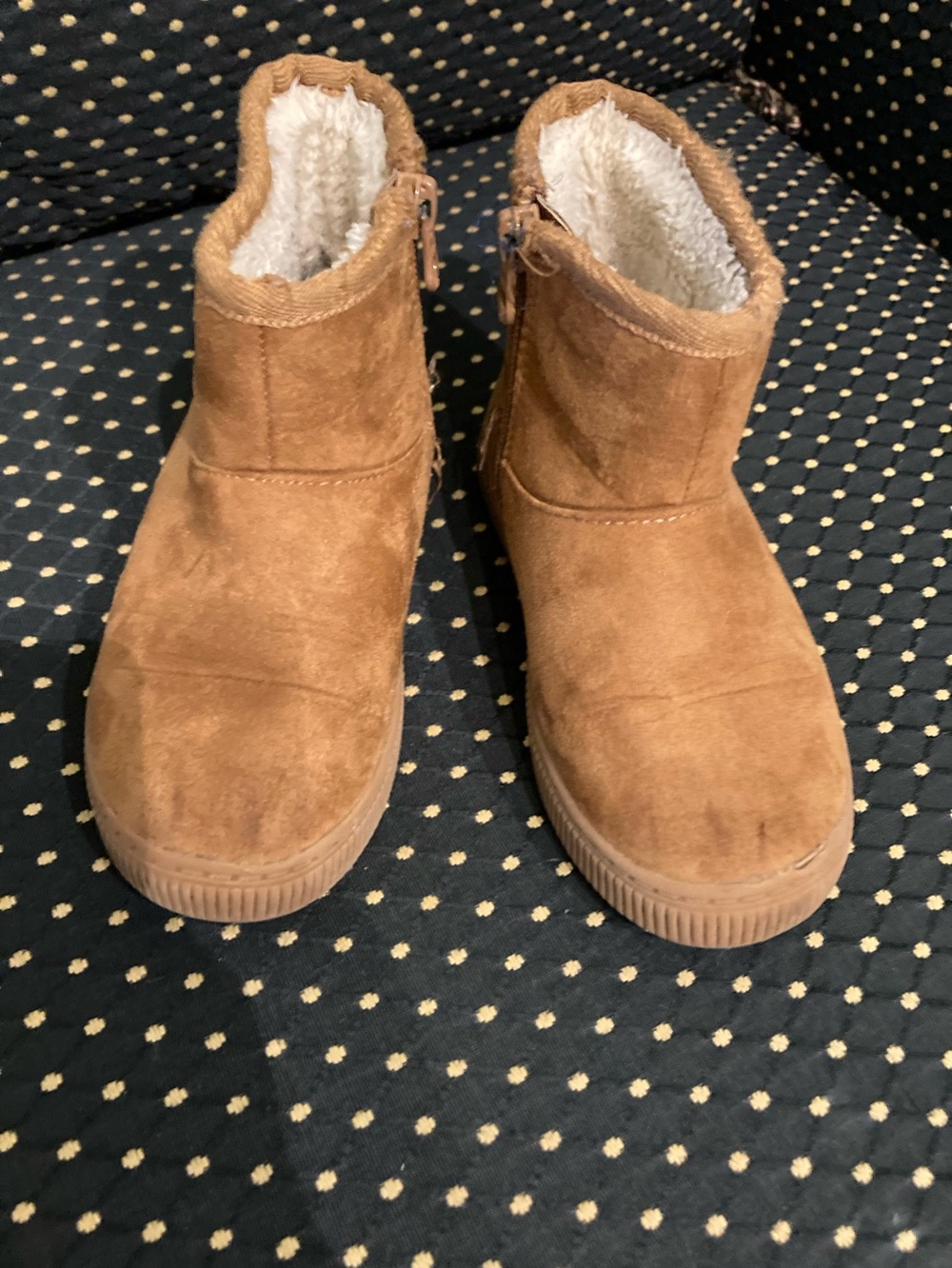 Cat & Jack Tan Bootie Boots size 9